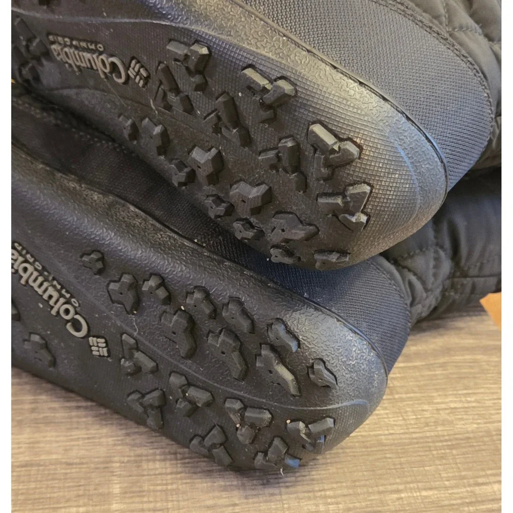 Columbia Minx II Omni-Heat‎ Quilted Winter Boots Womens Size 10 Black